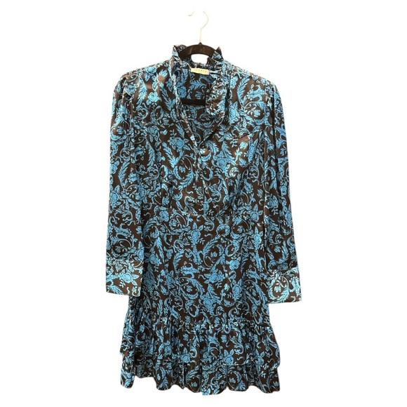 Sandro Brocade Print Short Dress Sz 40 - Picture 5 of 7